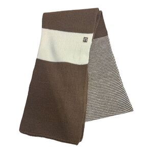 Etienne Aigner Acrylic Winter‎ Brown 60" Scarf